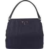 Prada Purple Nylon Triangle Handbag