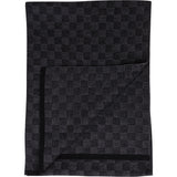 Louis Vuitton Black Damier Wool Monogram Scarf Schal
