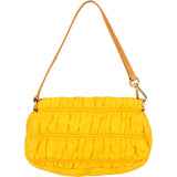 Prada Yellow Nylon Triangle Handbag