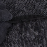 Louis Vuitton Black Damier Wool Monogram Scarf Schal