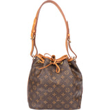 Louis Vuitton Canvas Monogram Sac Noe Petit Shoulder bag