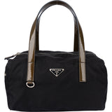 Prada Black Nylon Triangle Handbag