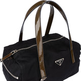 Prada Black Nylon Triangle Handbag