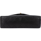 Chanel Quilted Lambskin 24K Gold Single Flap Shoulder Bag