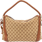 Gucci GG Monogram Bamboo Handbag