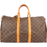 Louis Vuitton Canvas Monogram Keepall 45