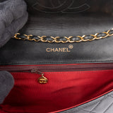 Chanel Quilted Lambskin 24K Gold Single Flap Shoulder Bag