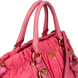 Prada Pink Nylon City Handbag