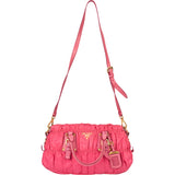 Prada Pink Nylon City Handbag