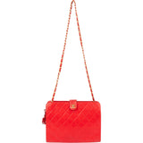 Chanel Quilted Lambskin 24K Gold Clip Shoulder Bag