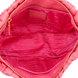Prada Pink Nylon City Handbag