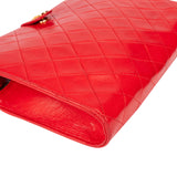 Chanel Quilted Lambskin 24K Gold Clip Shoulder Bag