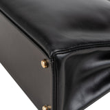 Hermès Noir Boxcalf Kelly 32 Handbag
