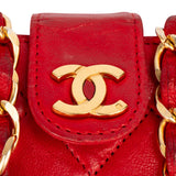Chanel Quilted Lambskin 24K Gold Clip Shoulder Bag