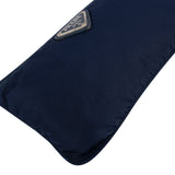 Prada Bleu Nylon Triangle Pouch
