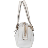 Gucci White Leather GG Handbag