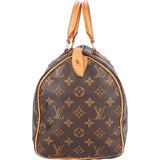 Louis Vuitton Canvas Monogram Speedy 30 Handbag