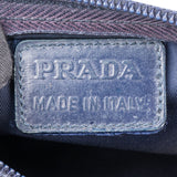 Prada Bleu Nylon Triangle Pouch