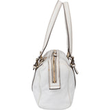 Gucci White Leather GG Handbag