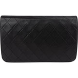 Chanel Quilted Lambskin 24K Gold Single Flap Shoulder Bag