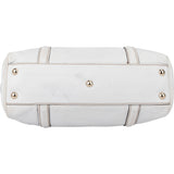 Gucci White Leather GG Handbag