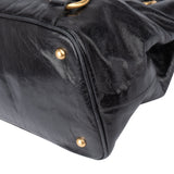 Miu Miu Black Leather Classic City Handbag