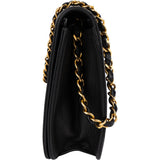 Chanel Quilted Lambskin 24K Gold Single Flap Shoulder Bag