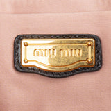 Miu Miu Black Leather Classic City Handbag