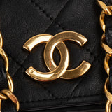 Chanel Quilted Lambskin 24K Gold Single Flap Shoulder Bag