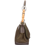 Prada Green Nylon Daino Shoulder Bag