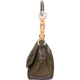 Prada Green Nylon Daino Shoulder Bag