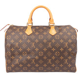 Louis Vuitton Canvas Monogram Speedy 35 Handbag