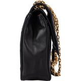 Chanel Quilted Lambskin 24K Gold Double Flap Shoulder Bag