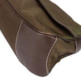Prada Green Nylon Daino Shoulder Bag