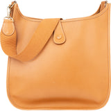 Hermès Natural Ardennes Leather Evelyne GM Crossbody Bag