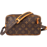 Louis Vuitton Canvas Monogram Marly Crossbody Bag