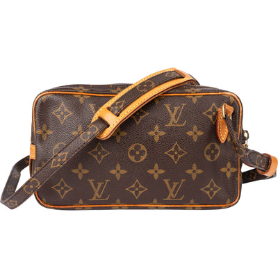 Louis Vuitton Canvas Monogram Marly Crossbody Bag