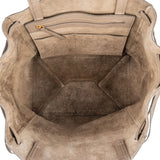 Céline Taupe Leather Phantom Handbag