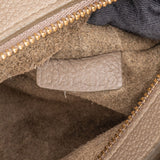 Céline Taupe Leather Phantom Handbag