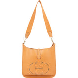 Hermès Natural Ardennes Leather Evelyne GM Crossbody Bag