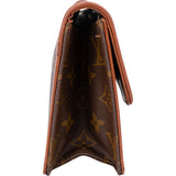 Louis Vuitton Canvas Monogram Dame PM Pochette Clutch
