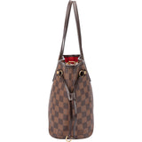 Louis Vuitton Damier Ebene Monogram Neverfull PM Handbag