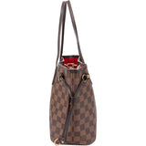 Louis Vuitton Damier Ebene Monogram Neverfull PM Handbag