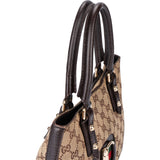 Gucci GG Monogram Horsebit Sherry Handbag