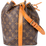 Louis Vuitton Canvas Monogram Sac Noe Petit Shoulder Bag