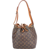 Louis Vuitton Canvas Monogram Sac Noe Petit Shoulder Bag