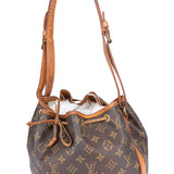 Louis Vuitton Canvas Monogram Sac Noe Petit Shoulder Bag