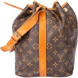 Louis Vuitton Canvas Monogram Sac Noe Petit Shoulder Bag