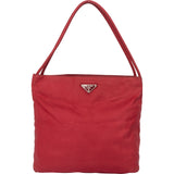 Prada Red Nylon Triangle Handbag