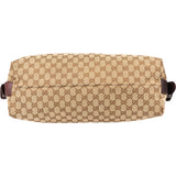 Gucci GG Monogram Heavy Bamboo Handbag
